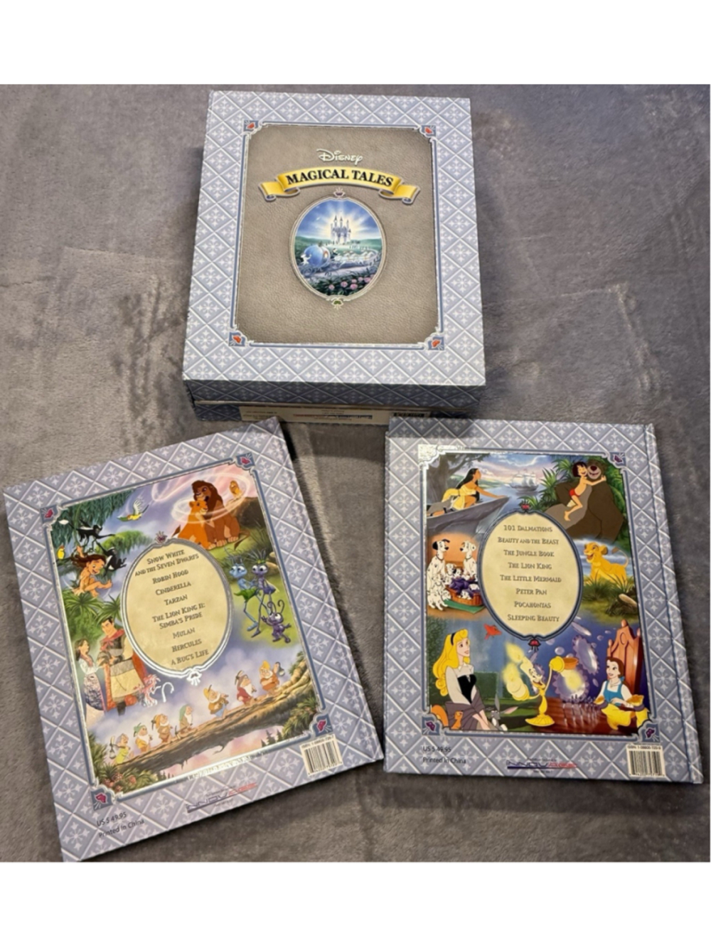 Disney Magical Tales Enchanted & Charming Tales 2 Volume Book - Never used!